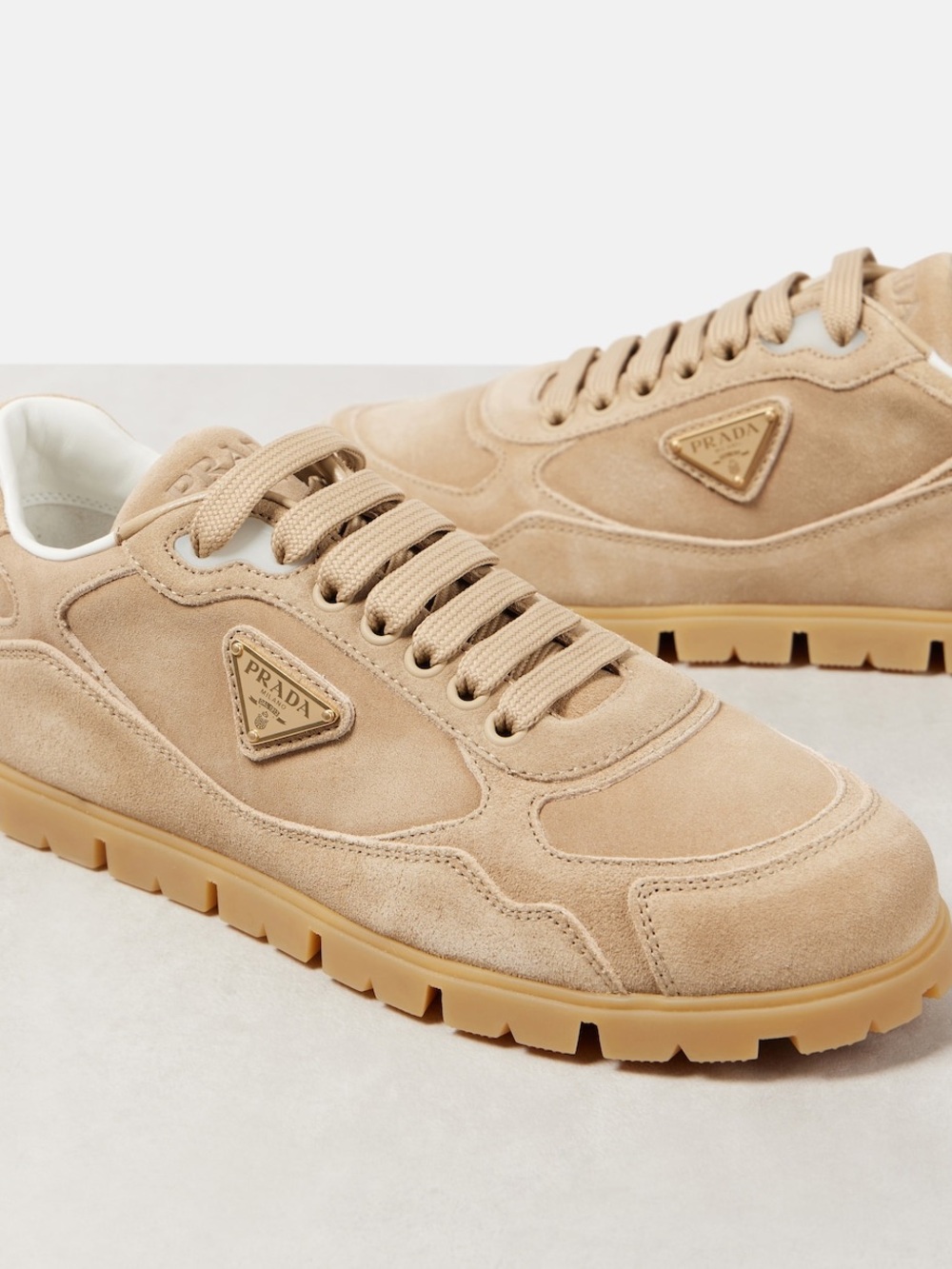 New Prada Men’s Trail suede sneakers 7.5
